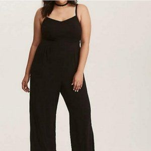 Torrid size 3 (3x) Black Jumpsuit Romper
